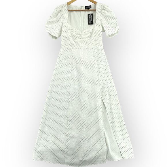 -Danielle Bernstein Women's Polka Dot Dress NWT 2 - Picture 1 of 10